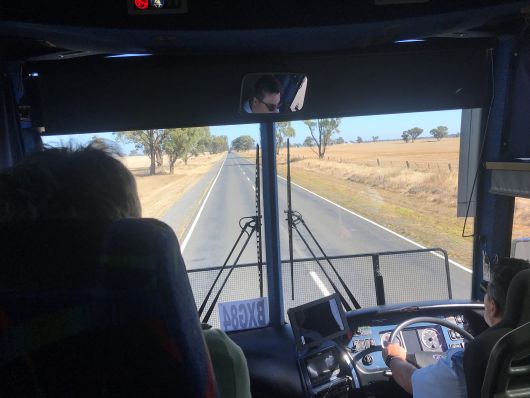 Bus on the way to Swan Hill
